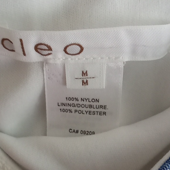 ⭐️ Host Pick ⭐️Cleo | Navy White Design Fit & Flare Skirt - Picture 6 of 7